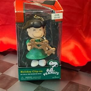 Peanuts Lucy Green Holiday Ornament